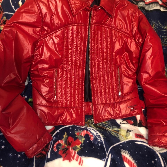 Just in Holiday Sale New without tag Red Tommy Girl puffer jacket - Picture 1 of 6